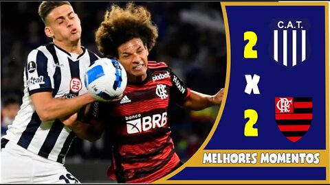 Talleres 2 x 2 Flamengo: Gols e Melhores Momentos Completo - Libertadores - 04/05/22.