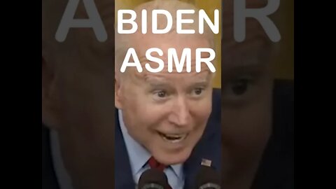 President Joe Biden's impromptu whispering press conference | ASMR