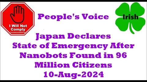 Japan Declares State of Emergency After Nanobots Found in 96 Million Citizens 10-Aug-2024