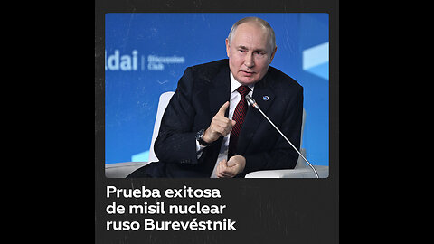 Se completó con éxito la última prueba del misil de crucero de propulsión nuclear Burevéstnik