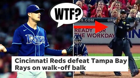 Rays Lose To Reds After Umpire Makes This RIDICULOUS Call | A "Balk Off" Win For Cincinnati