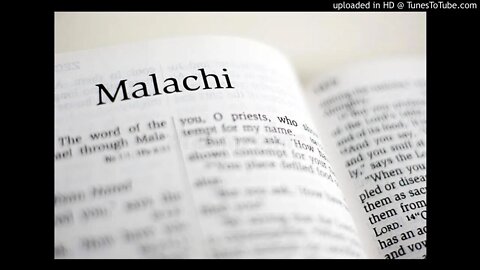 Book of Malachi - Last Bible Book Before New Testament