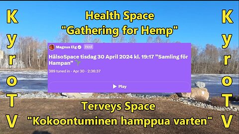 Health Space on X - April 30, 2024 (English subtitles)