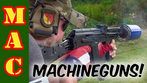 Incredible machine gun shoot and Brownells store tour!