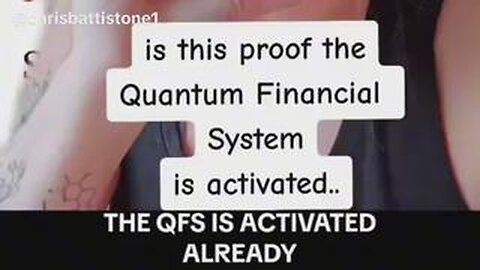 Proof the Quantum Financial System is activated