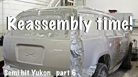 Rebuilding a GMC Yukon from a semi collision part 6