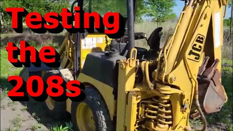Testing Out My JCB 208s After Rebuild | Low on Power? | SeidelRanch
