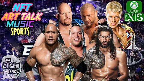 The Rock vs Steve Austin Roman Reigns Cody Rhodes Batista Elimination Chamber Rob Van Dam WWE2k23