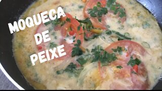 Moqueca de Peixe Super Fácil e Rápida - RECEITA NOSSA DE CADA DIA #FiqueEmCasa e Cozinhe #Comigo