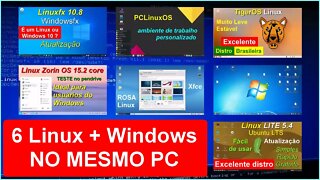 6 Linux e Windows dual boot 6 Linux e Windows no mesmo PC Instalar vários Linux no PC em 59 segundos