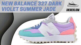 New Balance 327 Dark Violet Summer Jade (W) - WS327PA - @SneakersADM