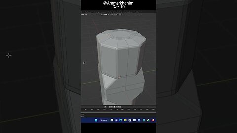 30 days #Blender #Challenge | Hammer | Day 10 | #AmmarKhanim #3dmodeling #blendertutorial