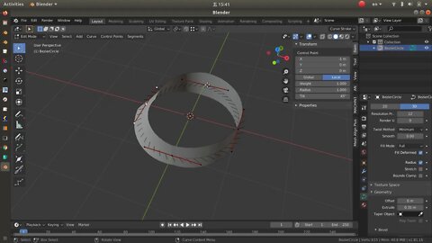 mobius strip in 90 seconds with blender