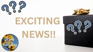 Exciting Announcement!