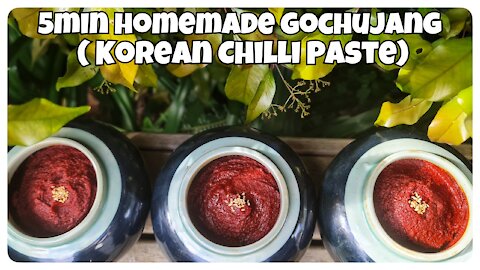 5MIN HOME-MADE GOCHUJANG 🧉5분 뚝딱 고추장