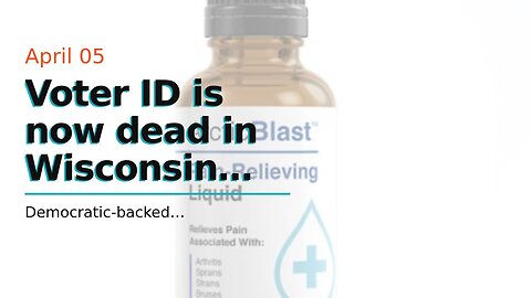 Voter ID is now dead in Wisconsin…