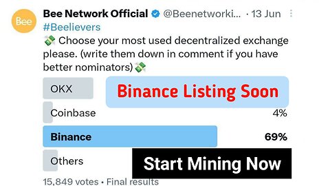 Binance Listing Soon BEE Token 😱 Start Your Mining Daily || Bee Network Mining Airdrop