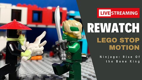 🔴 Rewatch LIVE Ninjago: Rise Of the Bone King | Lego Stop Motion 1-3 Episodes