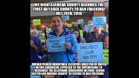 Quanah Parker Brightman's Testimony Against Fracking @ California State Senate Hearing
