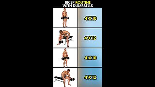 Bicep Workout Routine with Dumbbells