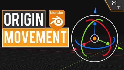 Moving The Origin Point With " Affect Only " | Blender 2.9+ / 3.0 Precision Modeling | Part - 11