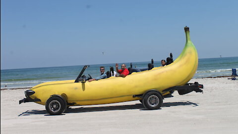 Gone Bananas: Fruity Vehicle Hits Speeds of 85 mph