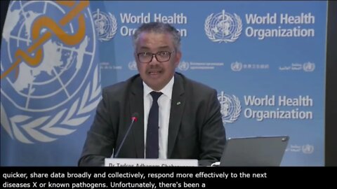 Tedros speaks on misleading statements and distorting facts of WHO agenda.