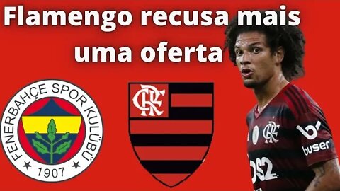 Flamengo Recusa mais uma proposta pelo jogador Willian Arão.