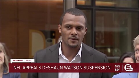 NFL appeals Deshaun Watson’s 6-game suspension