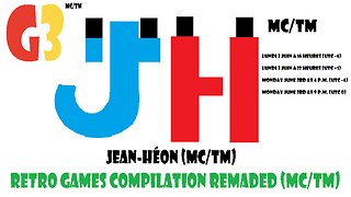 Jean-Héon (MC/TM) Retro Games Compilation Remaded G3 Trailer