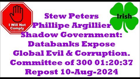 Shadow Government Databanks Expose Global Evil and Corruption Says French Billionaire 11-Oct-2021