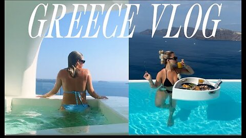 GREECE VLOG: santorini and mykonos week in my life traveling with my college best friends