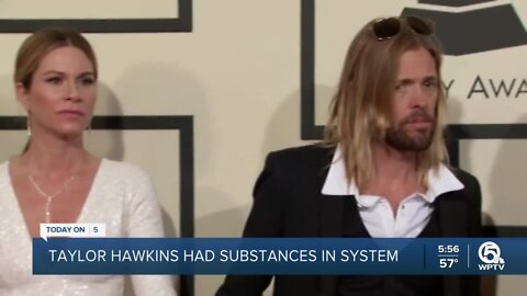 Foo Fighters drummer had 10 substances in system when he died