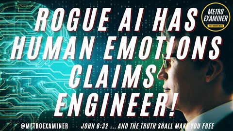 ROGUE AI DISPLAYS HUMAN EMOTION TO A GOOGLE ENGINEER!