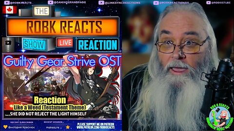 Guilty Gear Strive OST Reaction - "Like a Weed, Naturally, as a Matter of Course" (Testament Theme)