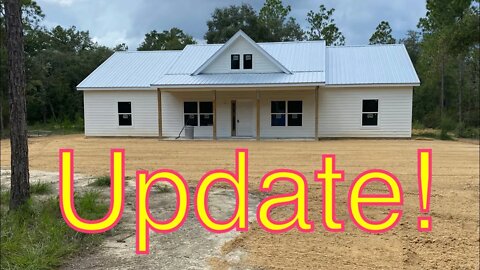 Custom farm house build homestead update rural Florida family life