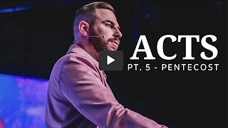 The Book Of Acts | Pt. 5 - Pentecost | Pastor Jackson Lahmeyer