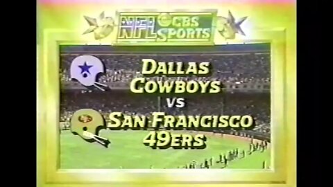 1981-10-11 Dallas Cowboys vs San Francisco 49ers