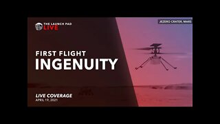Watch the first ever FLIGHT ON MARS | Ingenuity Mars Helicopter | Live Coverage