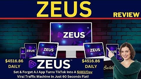 Zeus App Software Review _ Zeus Demo _ Zeus by Billy Darr _ Zeus A.I Viral TikTok Builder _ Zeus OTO