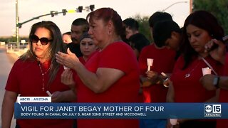 Family, loved ones gather at vigil for mother of four