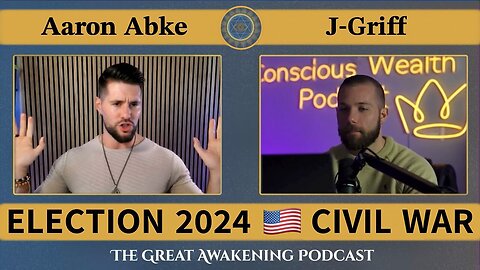 Election 2024 & CIVIL WAR | Spiritual/Positive Aaron Abke on Civil War?! TOXIC POSITIVITY NOT RECOMMENDED. The Positive Thinking Comes in Acceptance of What You've Created, and Proceeding EFFICIENTLY, From Which You WILL be Divinely Protected!