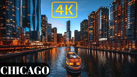 Chicago, USA 🇺🇸 - by drone [4K]60FPS| Chicago 【4K】 City In USA 4K [Amazing Travel Experience]