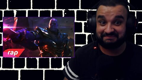 (REACT) Rap do Thanos (Vingadores: Ultimato) - EU SOU INEVITÁVEL | NERD HITS ( 7 Minutoz )