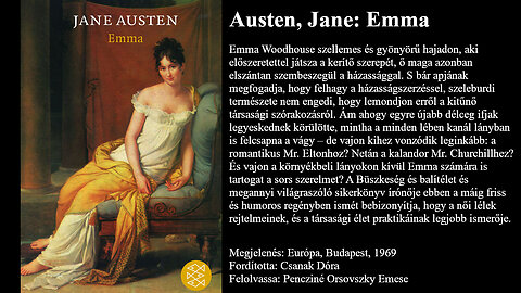 Austen, Jane: Emma. Európa, Budapest, 1969
