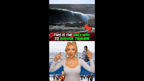 The Only Way to Survive a Tsunami!