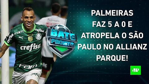 Palmeiras HUMILHA e ENFIA 5 A 0 no São Paulo; Flamengo PERDE A 1ª com Tite! | BATE PRONTO