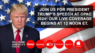 PRESIDENT TRUMP'S SPEECH LIVE AT CPAC 2024