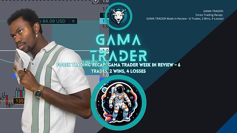 Forex Trading Recap: GAMA TRADER Week in Review - 6 Trades, 2 Wins, 4 Losses