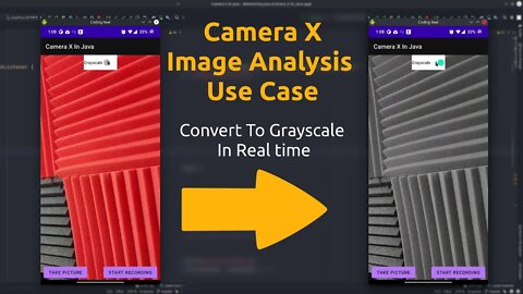 Camera X Image Analysis Convert Realtime Preview To Grayscale In Java